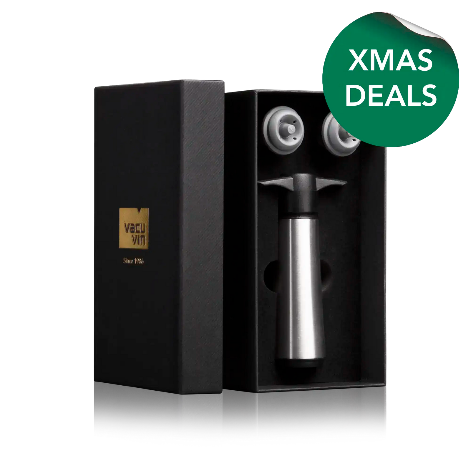 wine saver original stainless steel gift box with xmas deals stickers