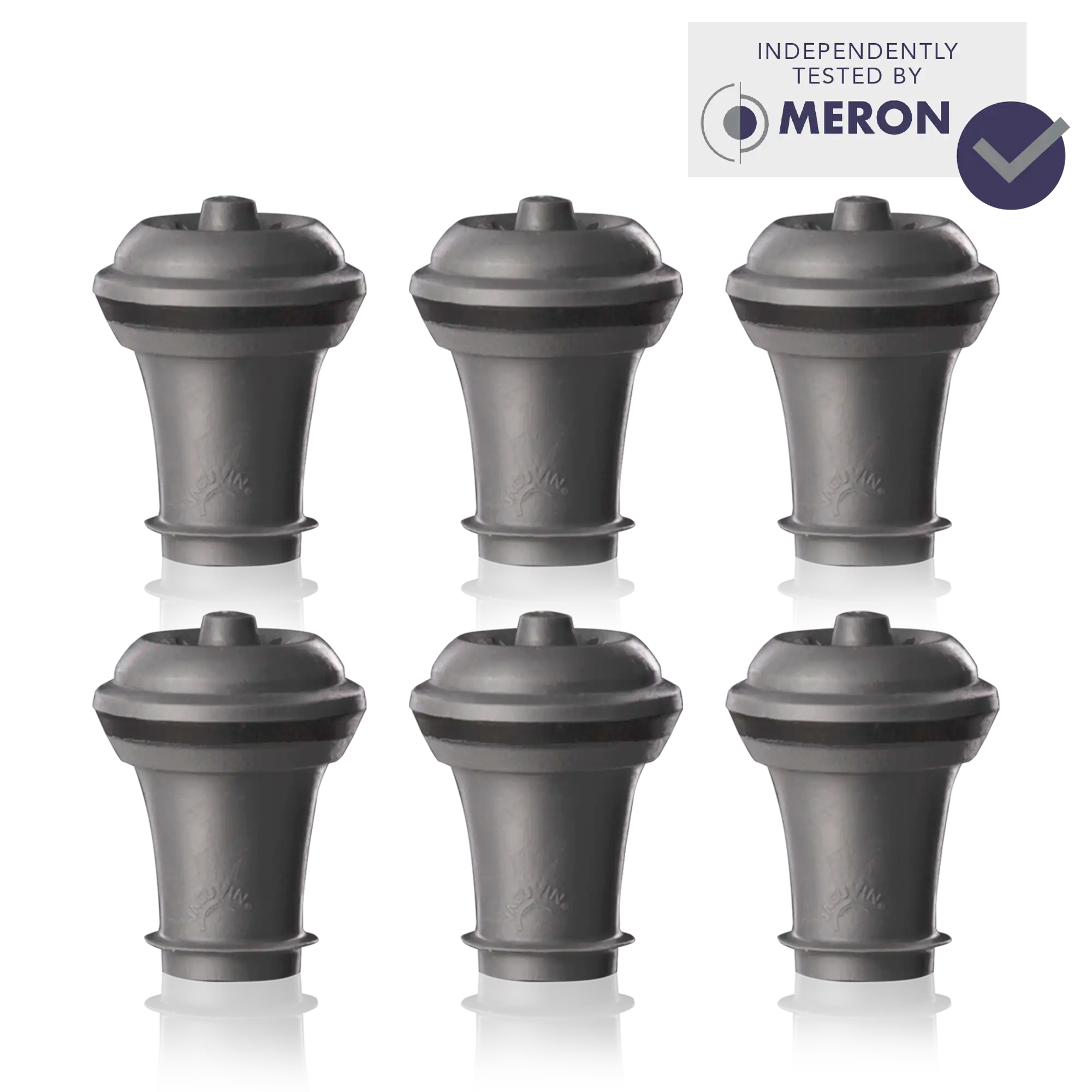 Wine Stoppers Grey 6