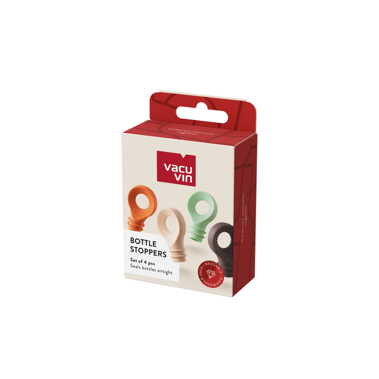 Bottle Stoppers set of 4 colours