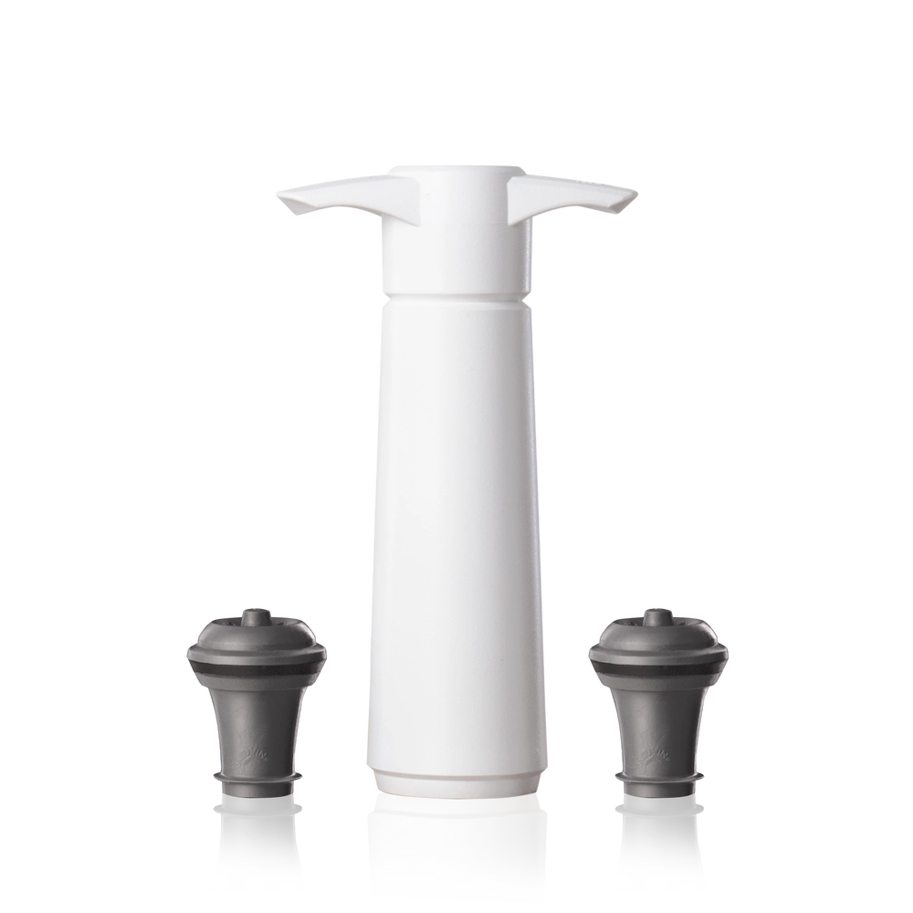 vacu vin wine saver white 2 stoppers