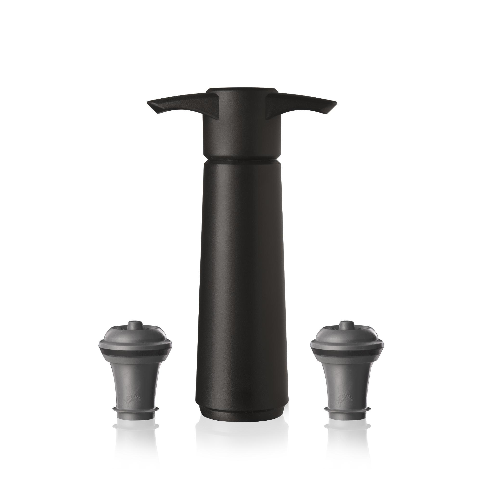 Vacu Vin Original Wine Saver black with 2 stoppers