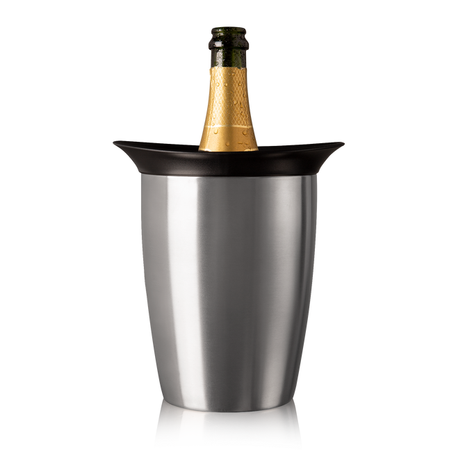 Vacu Vin Champagne Cooler Elegant Stainless Steel