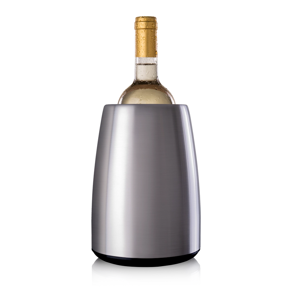 vacu vin wine cooler elegant stainless steel
