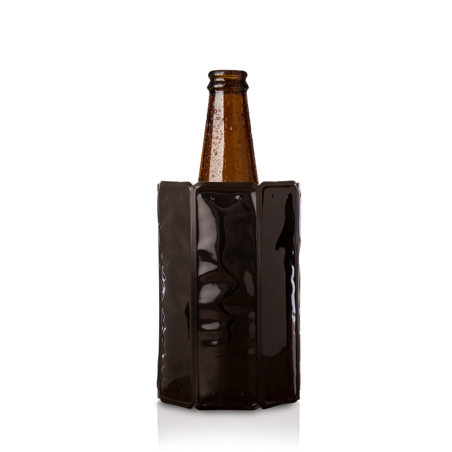 vacu vin beer cooler black