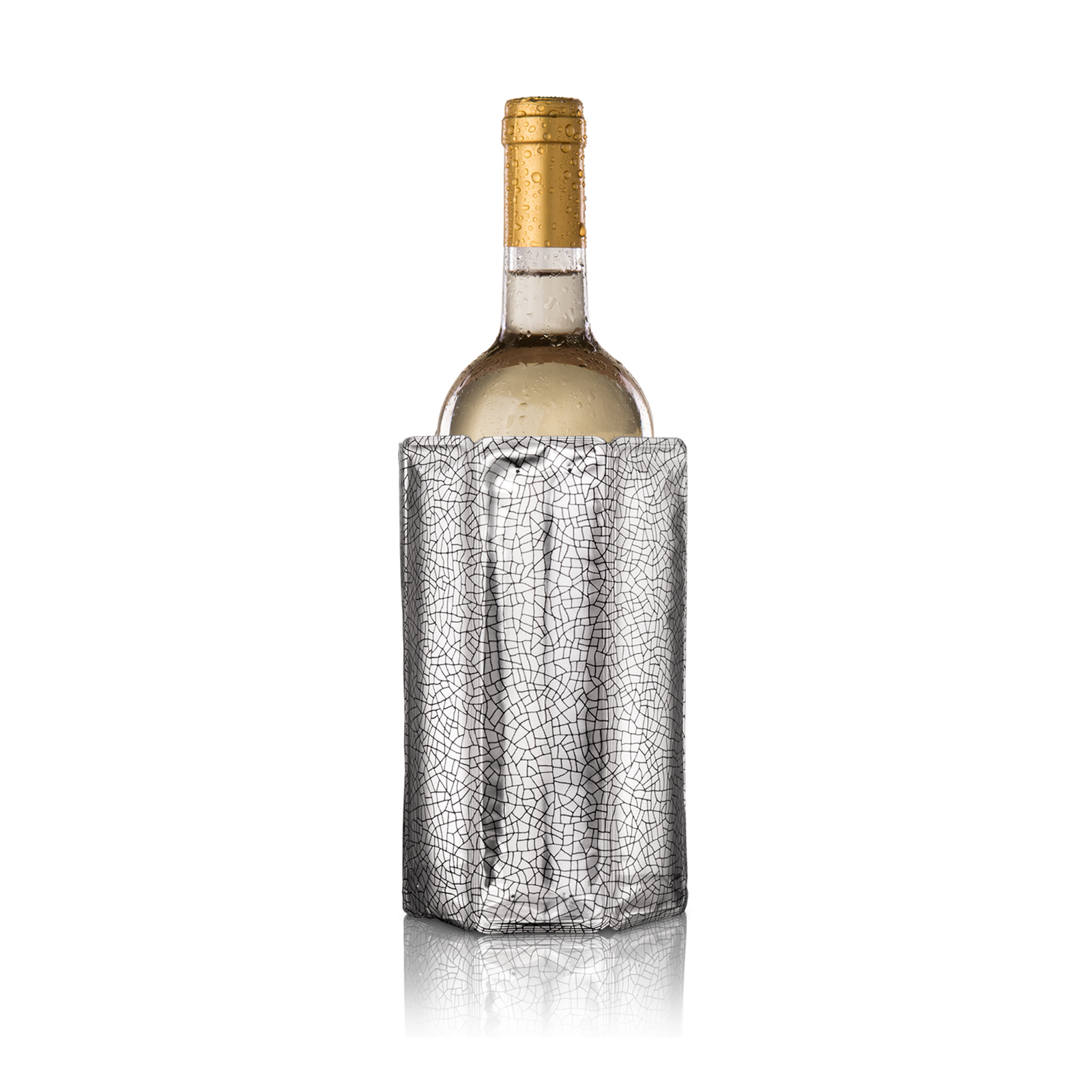 Vacu Vin Wine Cooler Sleeve silver