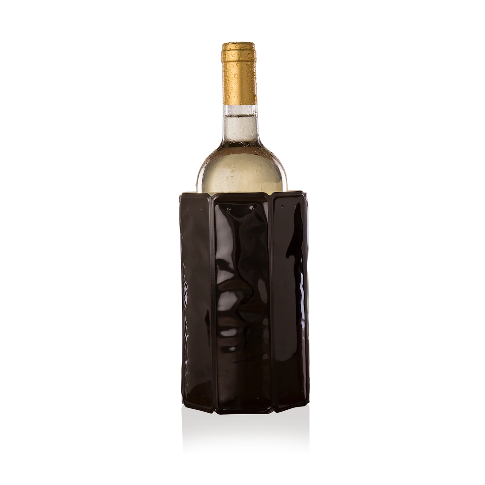 vacu vin wine cooler sleeve black