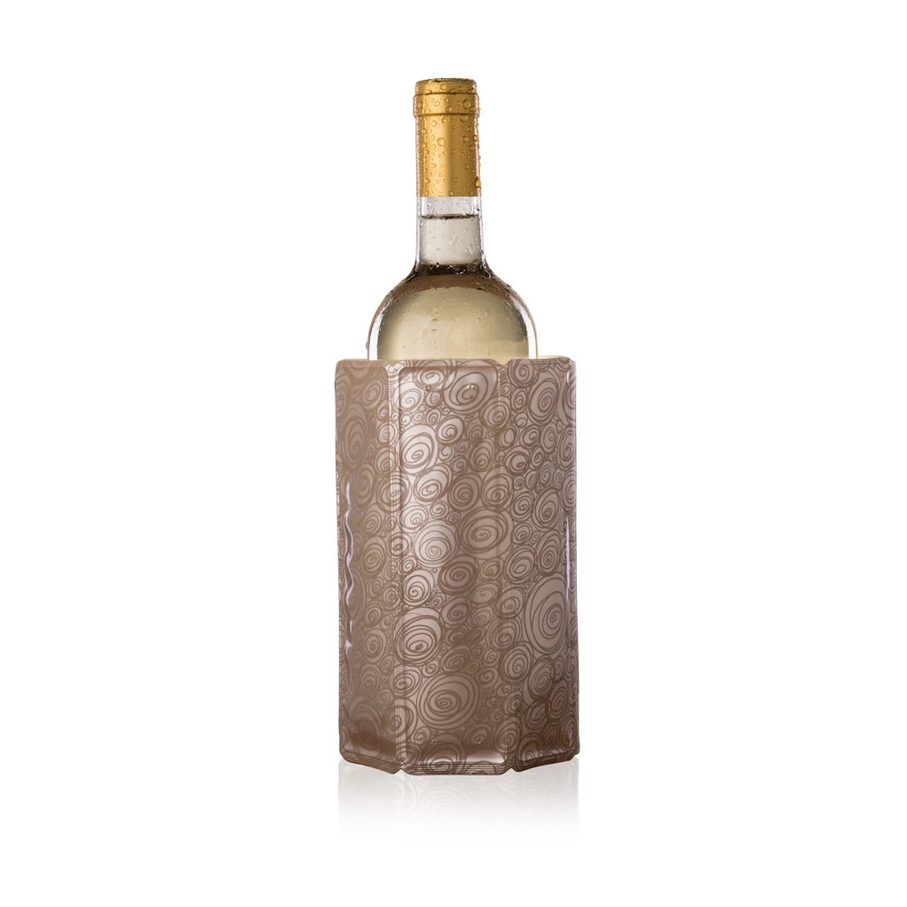 vacu vin wine cooler sleeve platinum