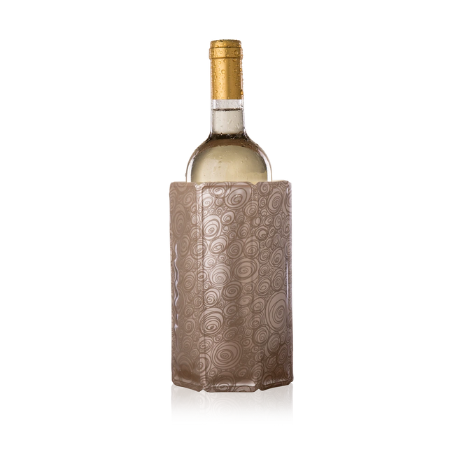 vacu vin wine cooler sleeve platinum