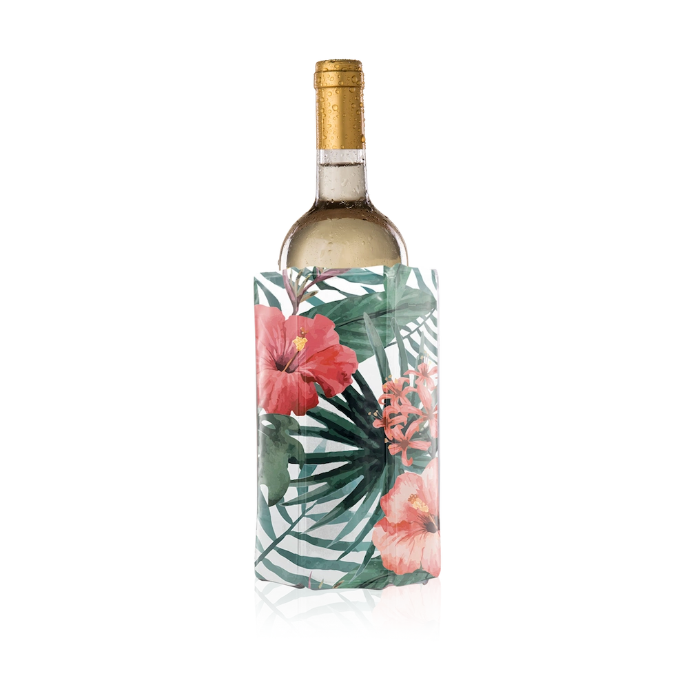 vacu vin wine cooler sleeve botanical
