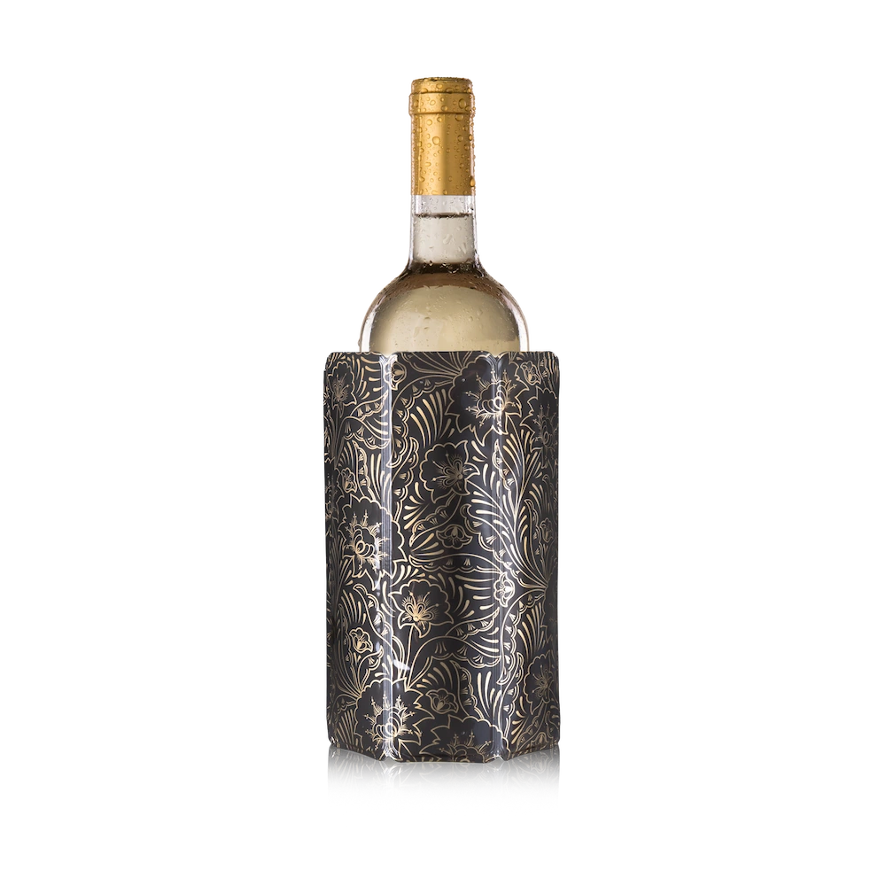 vacu vin wine cooler sleeve royal gold
