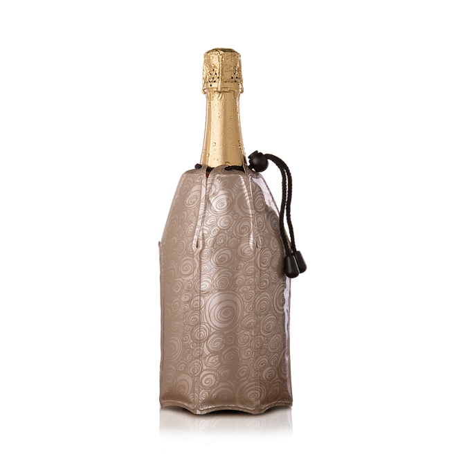 vacu vin champagne cooler sleeve platinum