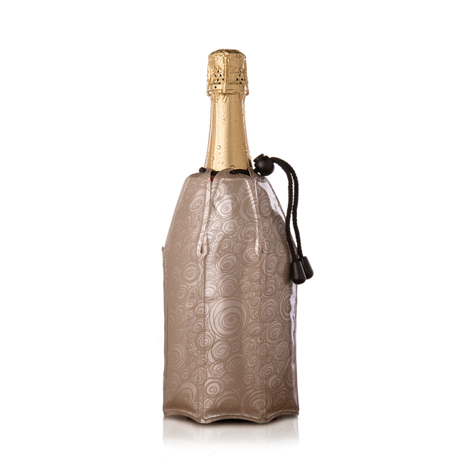 Vacu Vin Champagne cooler Sleeve Platinum