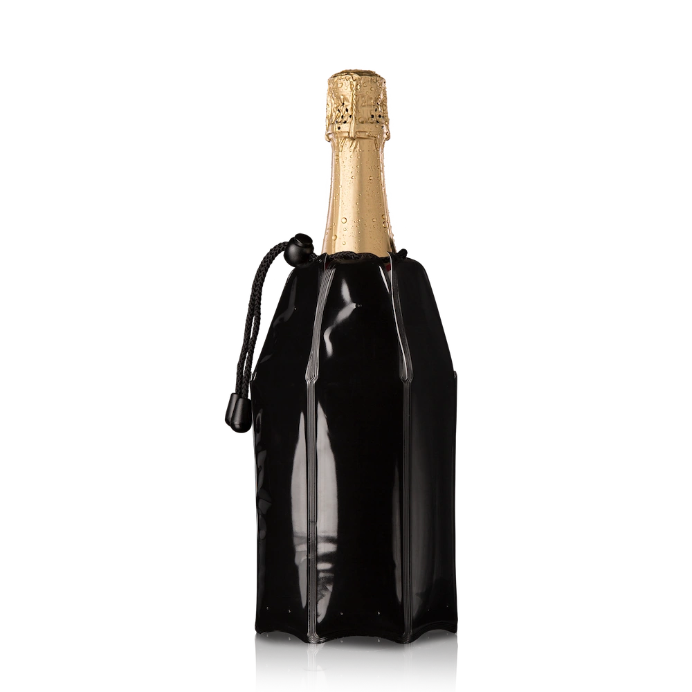 vacu vin champagne cooler sleeve black