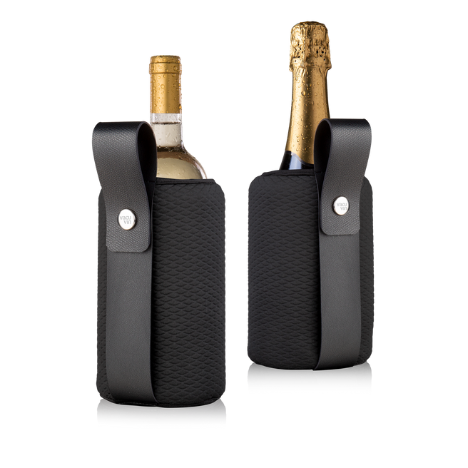 Vacu Vin Wine and Champagne Cooler Sleeve Artico