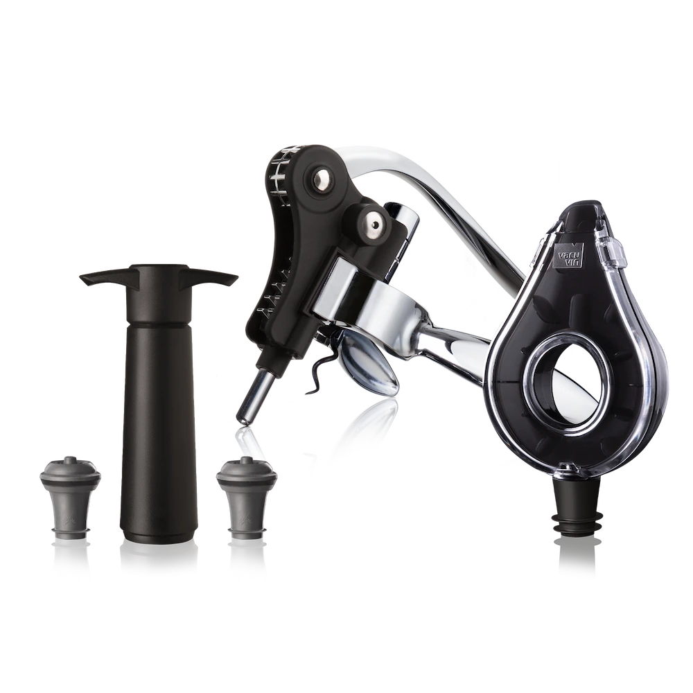 vacu vin wine set air deluxe