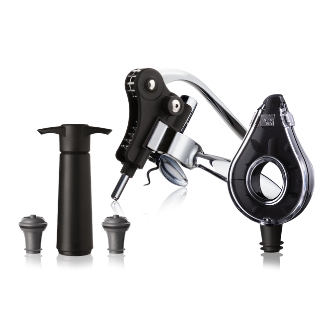 vacu vin wine set air deluxe