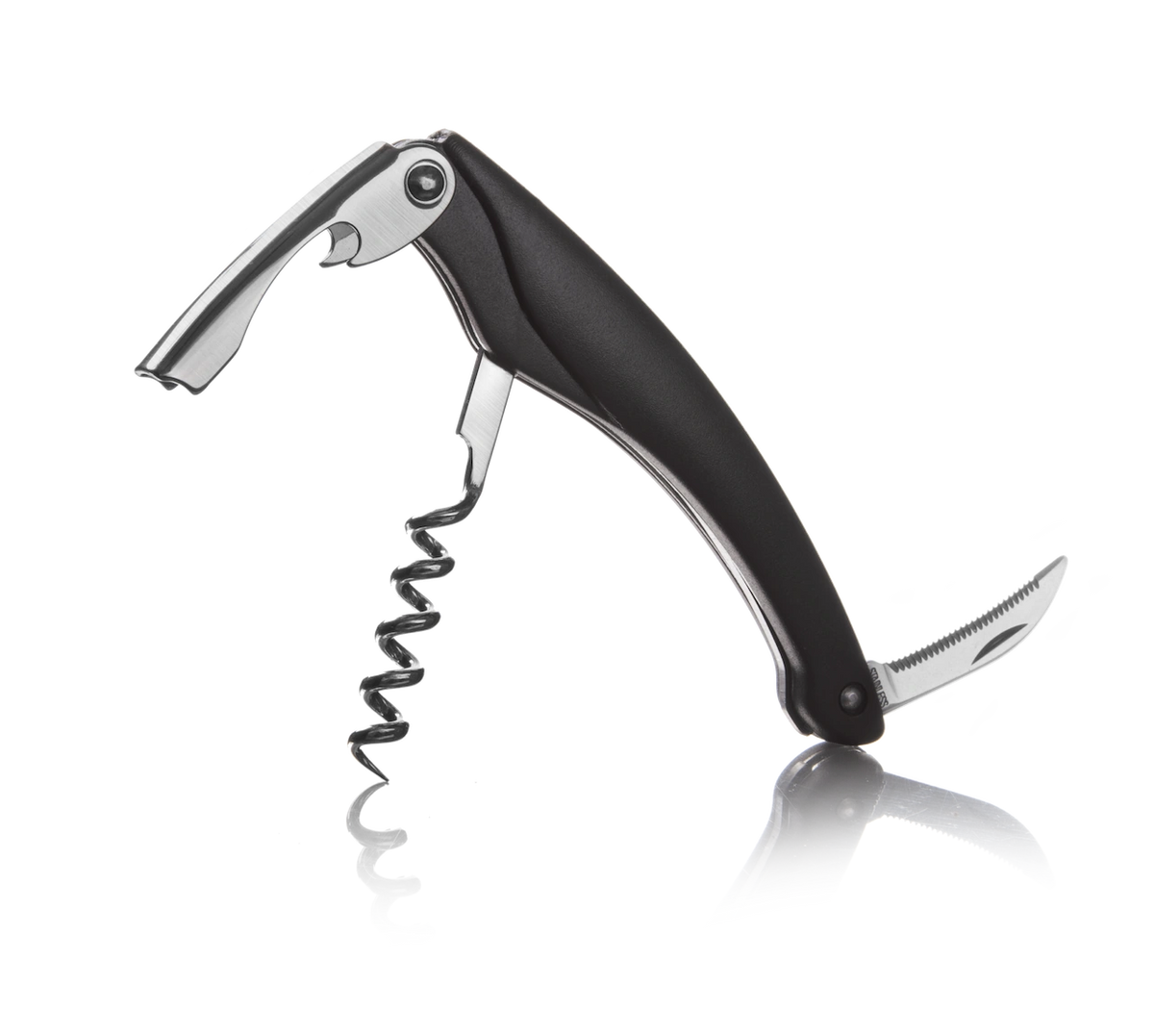 VACU VIN vadičep Waiter's Corkscrew 3-u-1, crni / 68504606