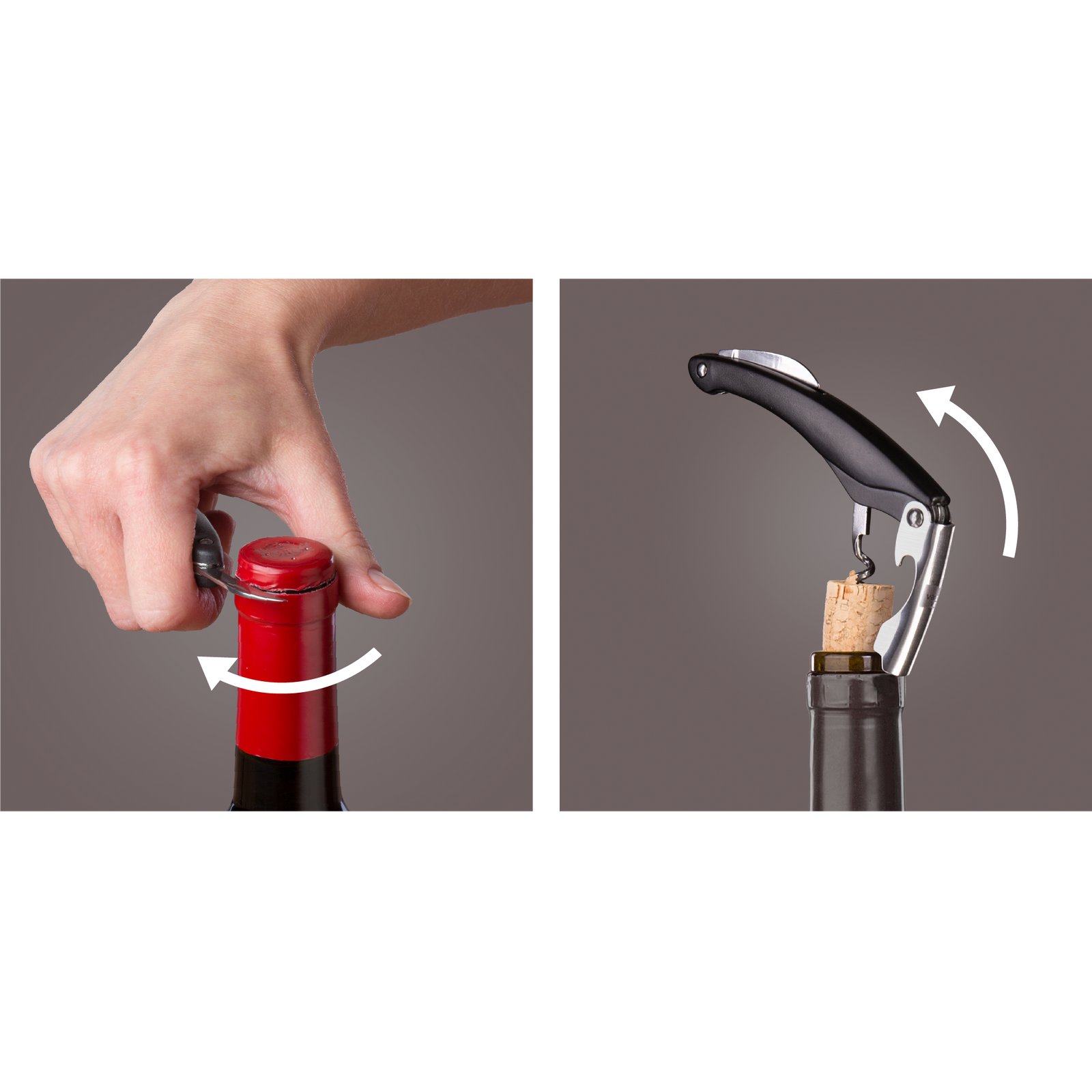 Vacu Vin Waiter's Corkscrew how it works
