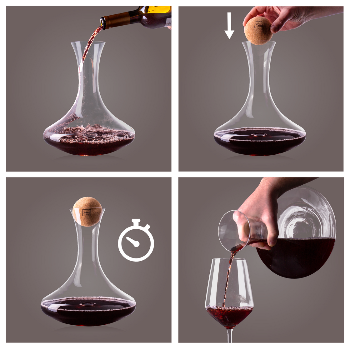 Decanting & Pouring | Elevate Your Wine Experience | Vacu Vin USA Inc.