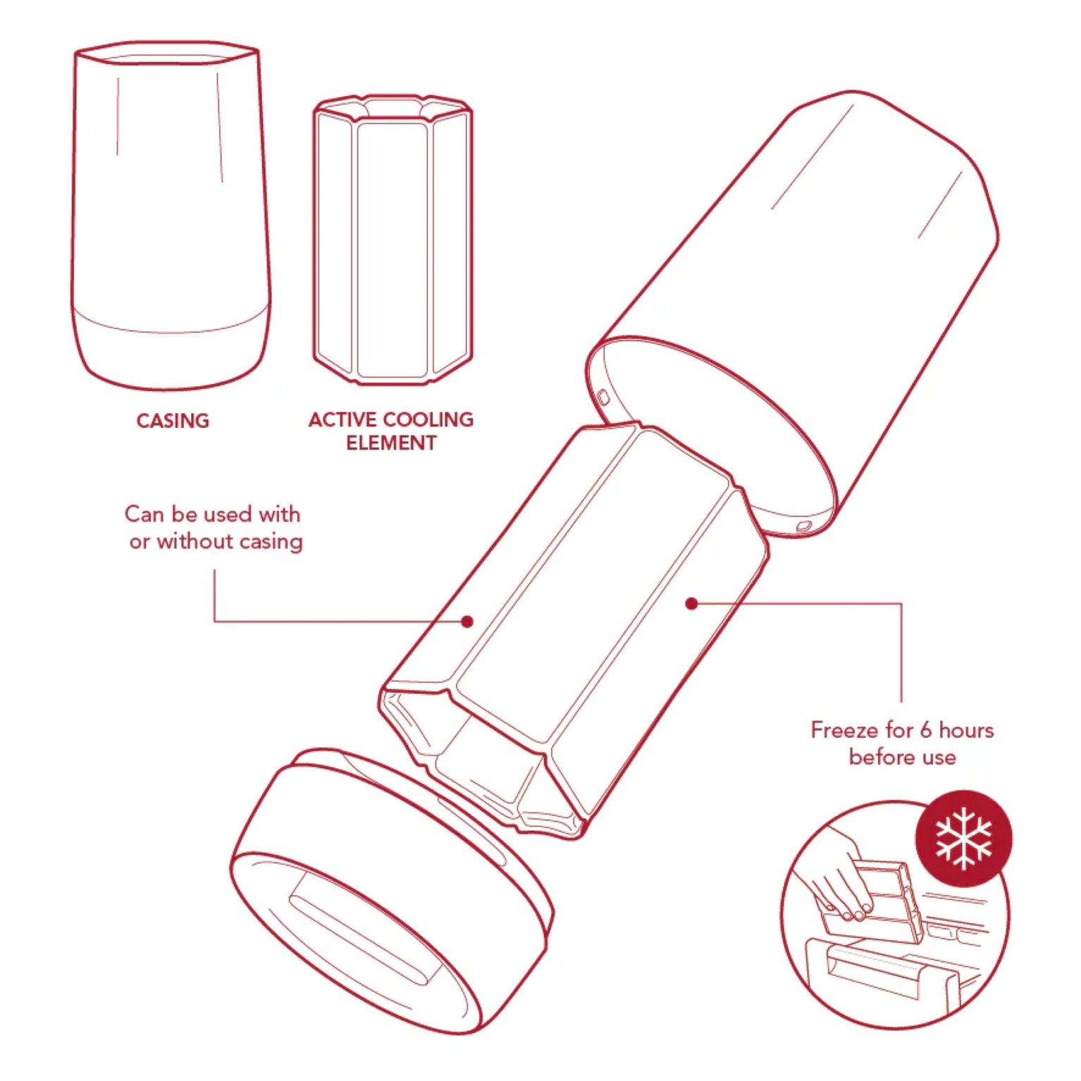 Wine Cooler HEXO Black