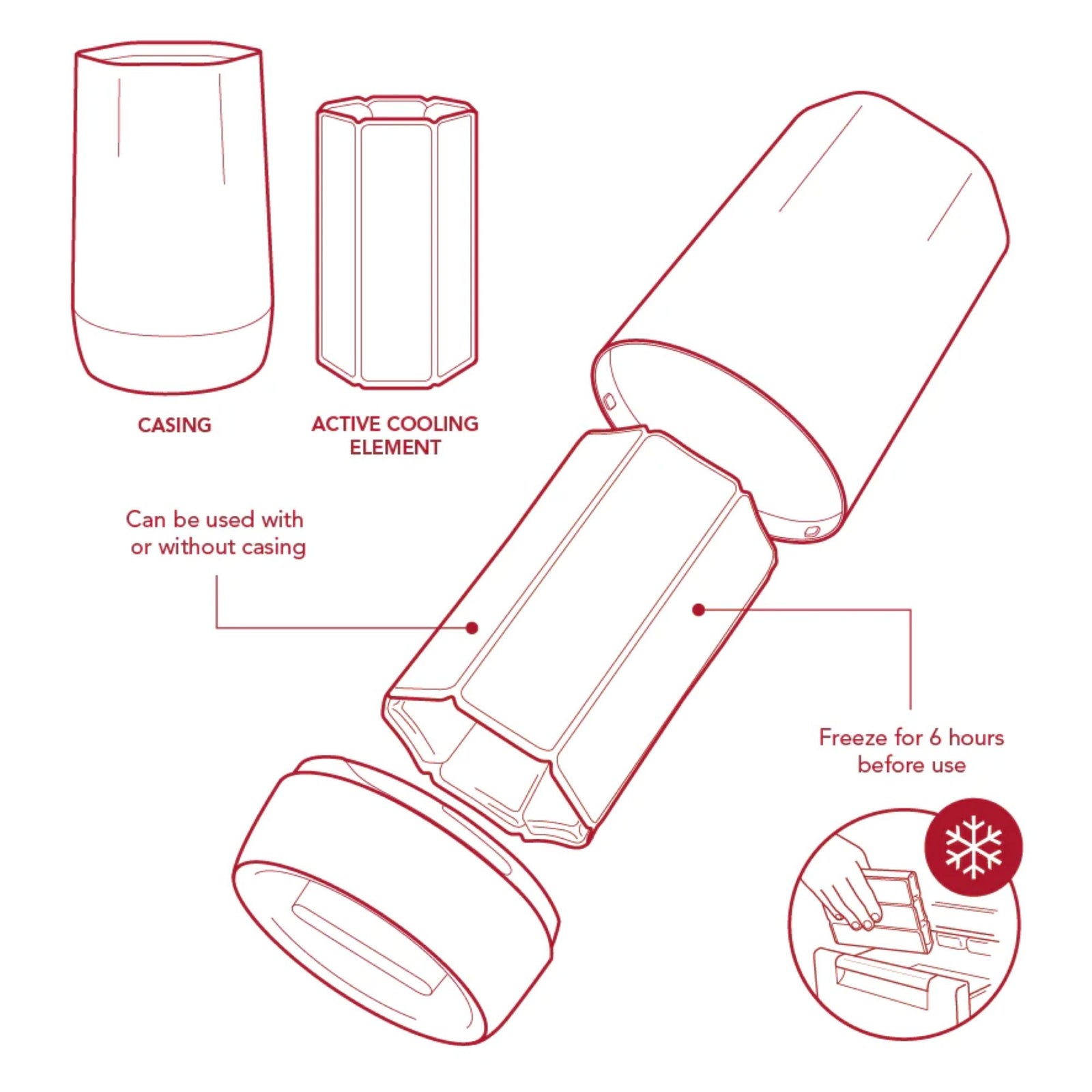 Wine Cooler HEXO Black