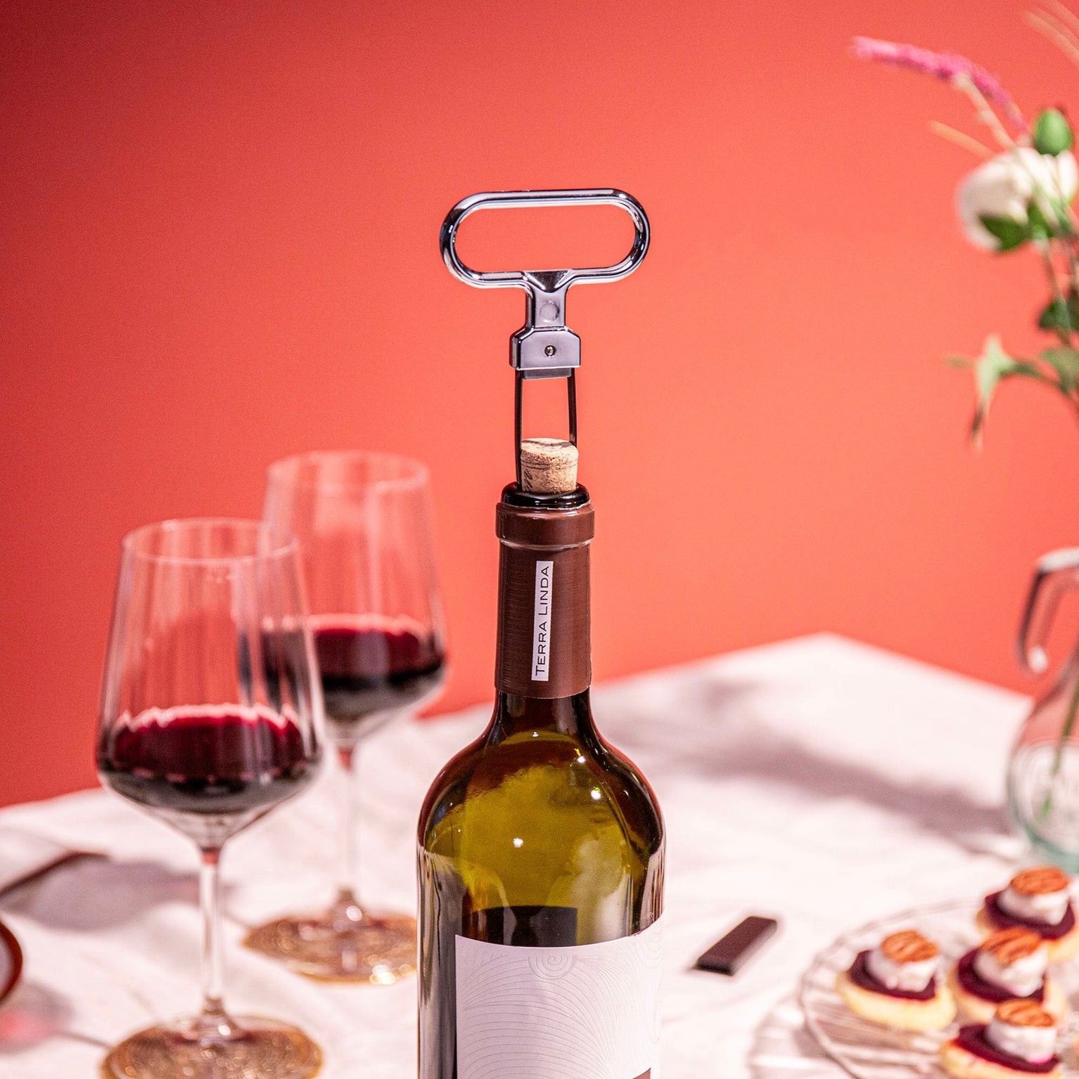 Vacu Vin Cork Puller Black