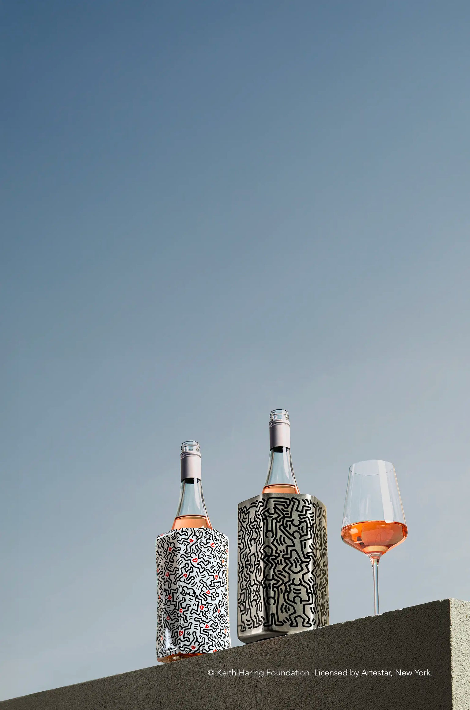 Vacu Vin x Keith Haring Wine coolers homepage banner