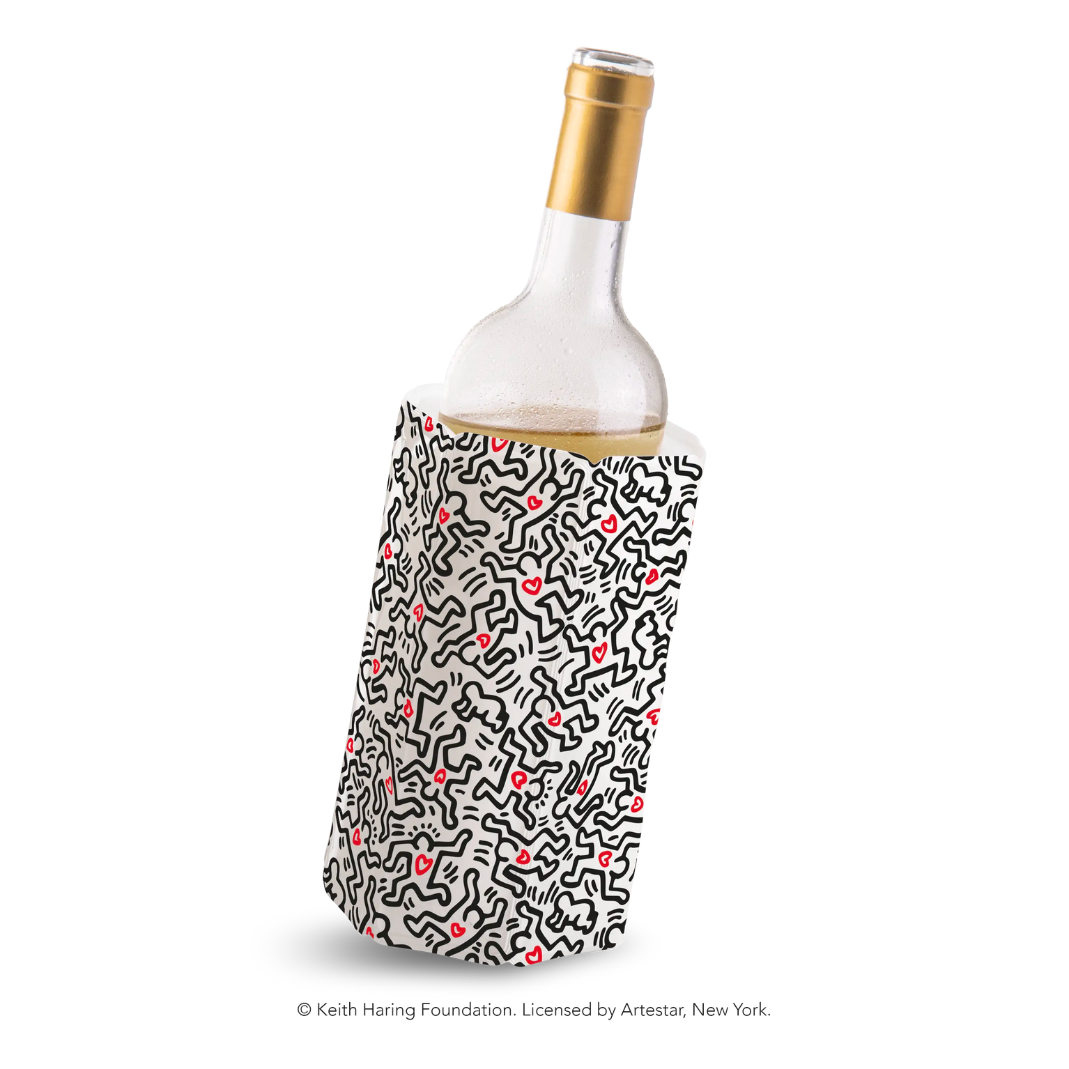 Vacu Vin Wine cooler keith haring sleeve main image