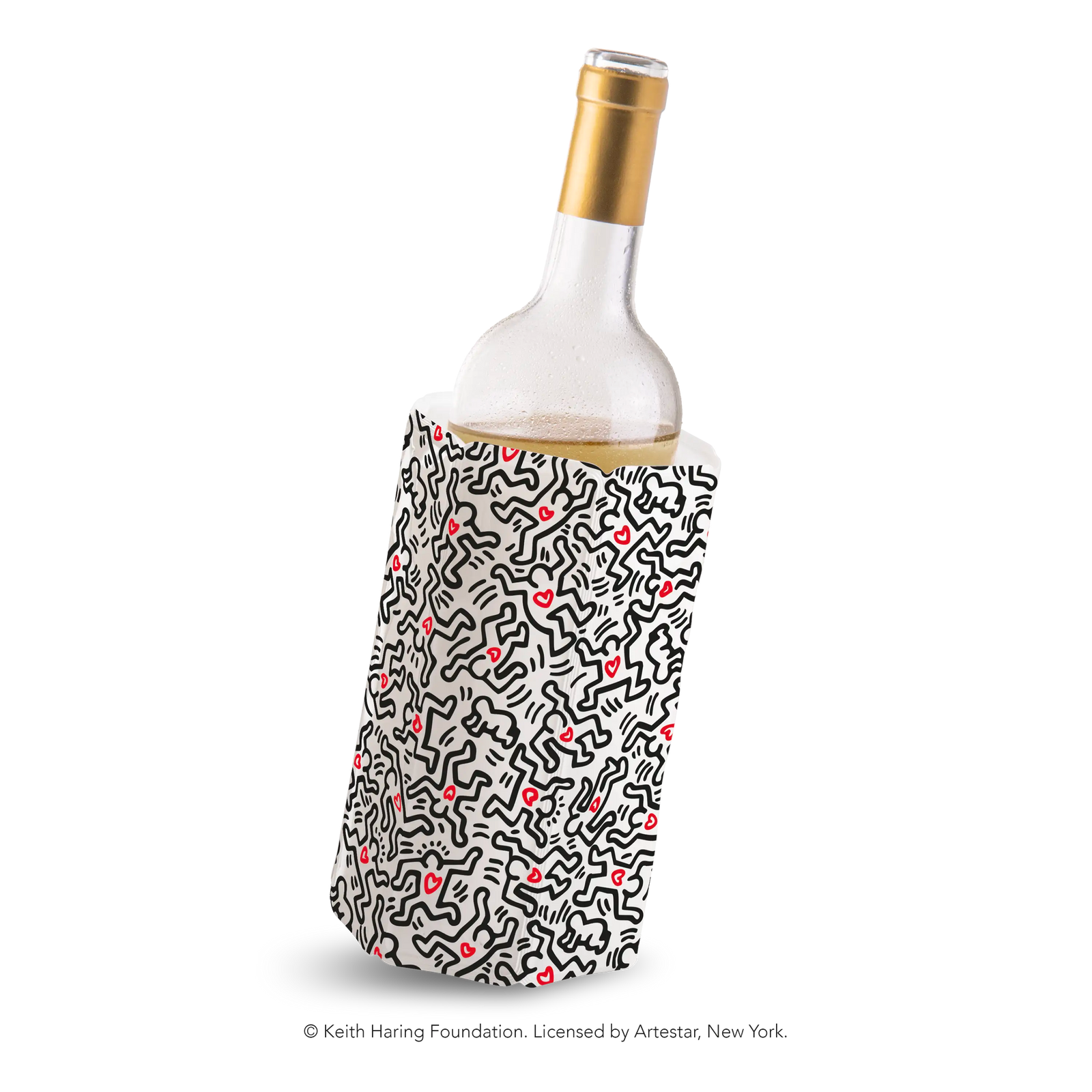Vacu Vin Wine cooler keith haring sleeve main image