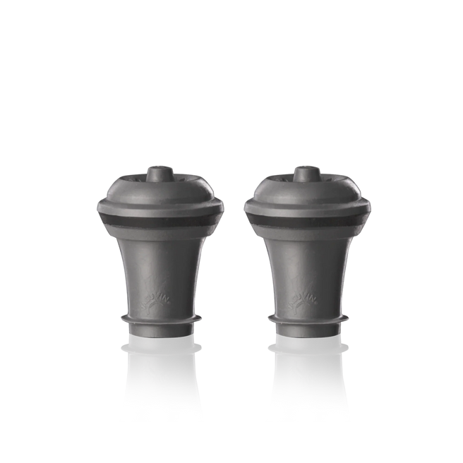 Vacu Vin Wine Stoppers grey Set Of 2