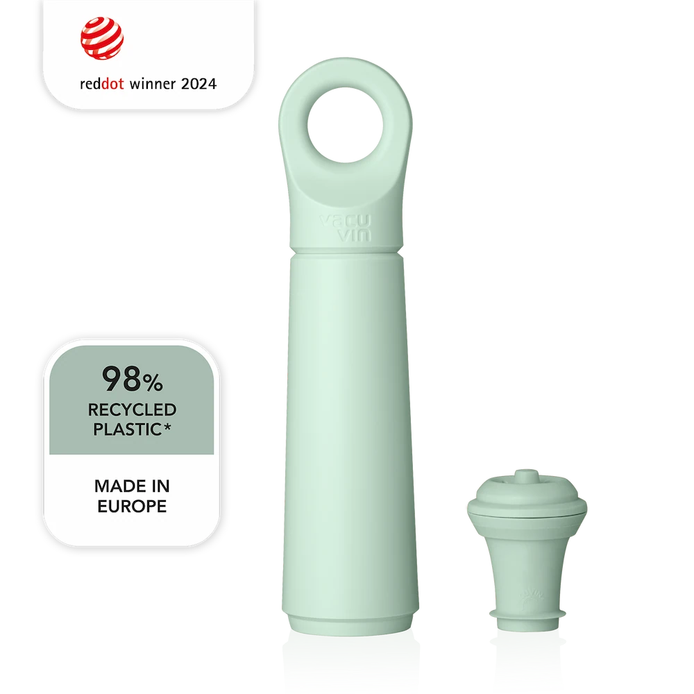 Vacu Vin wine saver loop jade