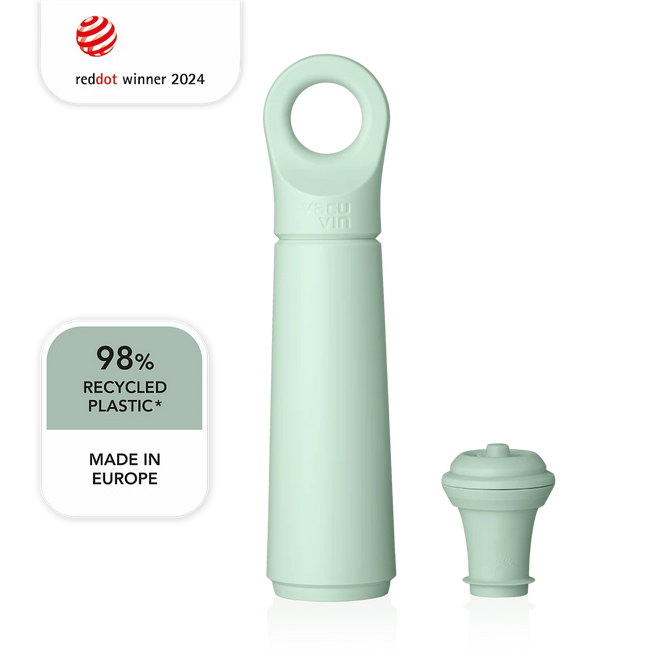 Vacu Vin wine saver loop jade
