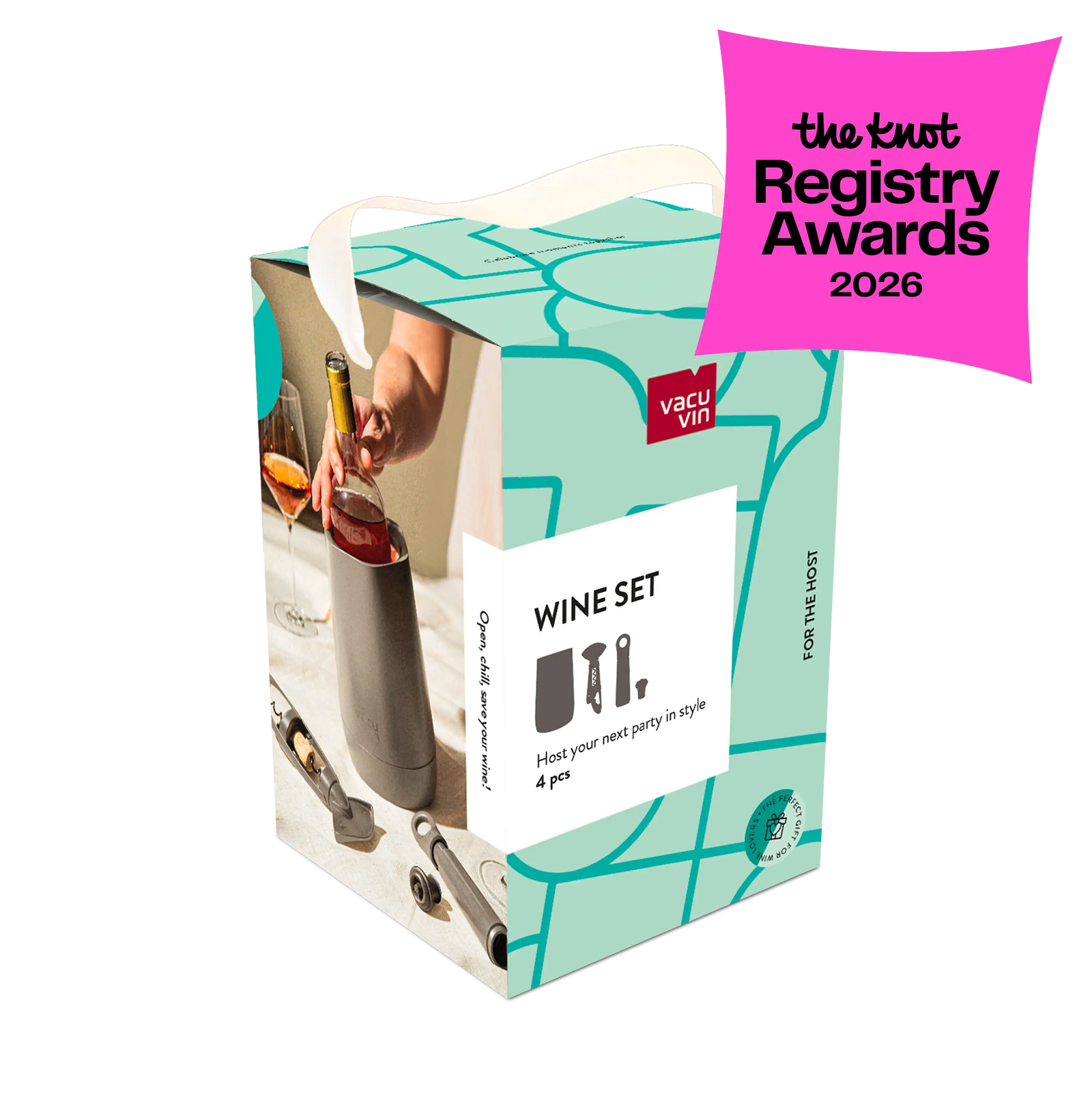 wine set host graphite main image with the knot award