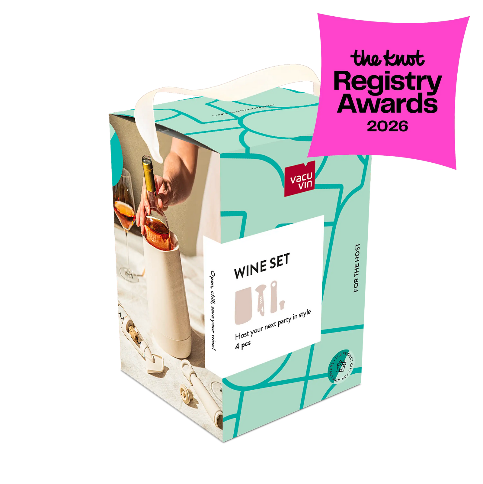 wine set host main image with the knot award