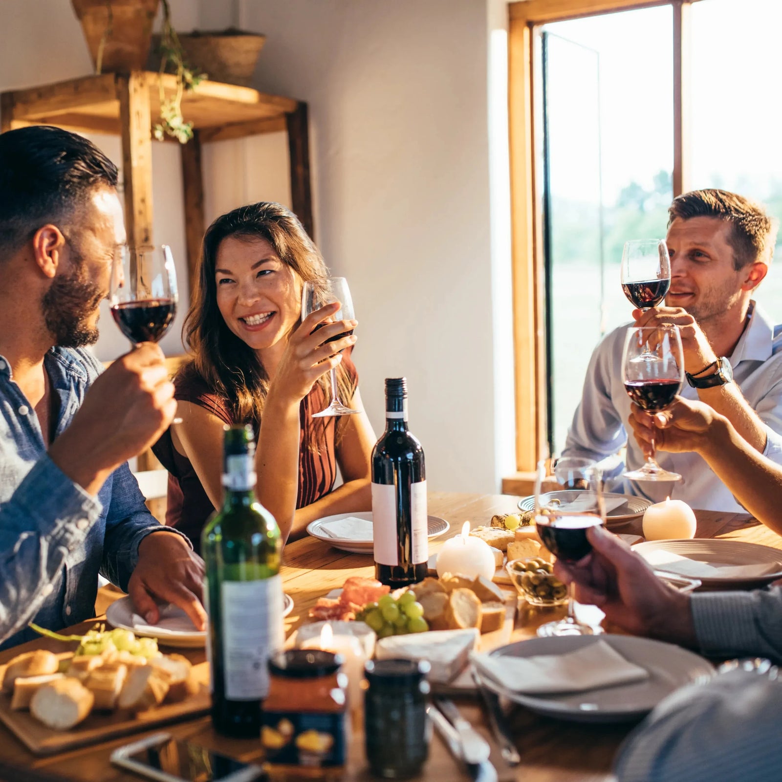 dinner party stockphoto