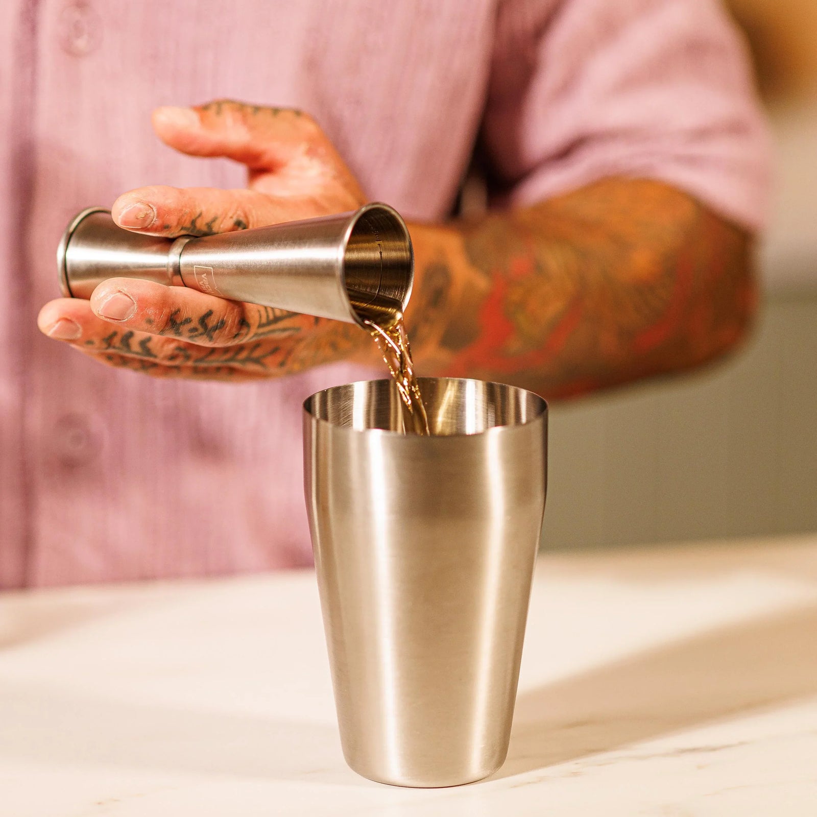 Japanese Jigger 2/1 fl oz Stainless Steel | Vacu Vin USA Inc. Japanese Jigger 2/1 fl oz Stainless Steel | Vacu Vin USA Inc.